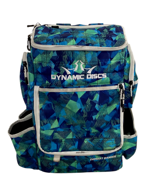 Vist Large View of Product Image Which is Used Dynamic Discs Disc Golf Backpack Royal Blue