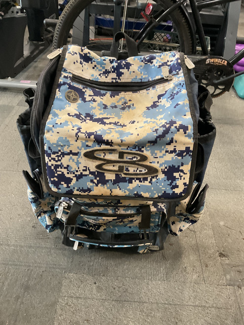 Vist Large View of Product Image Which is Used BoomBah WHEEL BAG BB/SB Player Wheeled Bag Navy Blue