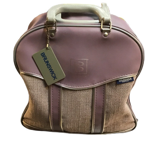 Vist Large View of Product Image Which is Used Brunswick Laser Bowling Ball w/ Bag