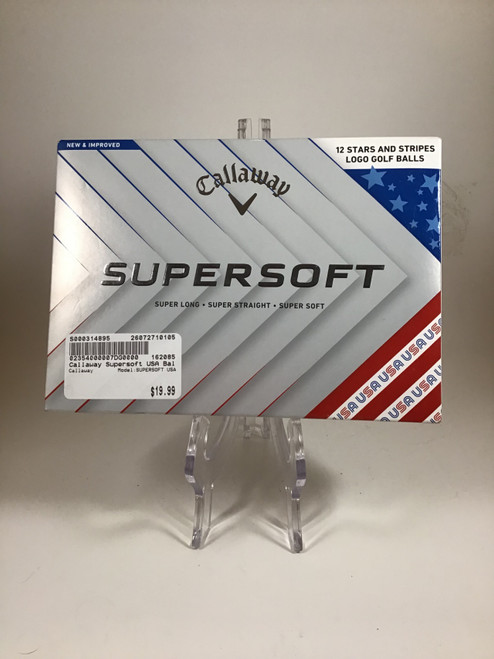 Vist Large View of Product Image Which is NEW Callaway SUPERSOFT USA 12 Pack - Golf Balls