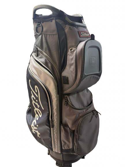Vist Large View of Product Image Which is Used Titleist DELUXE 14-WAY CART BAG Mens Cart Bag Graphite