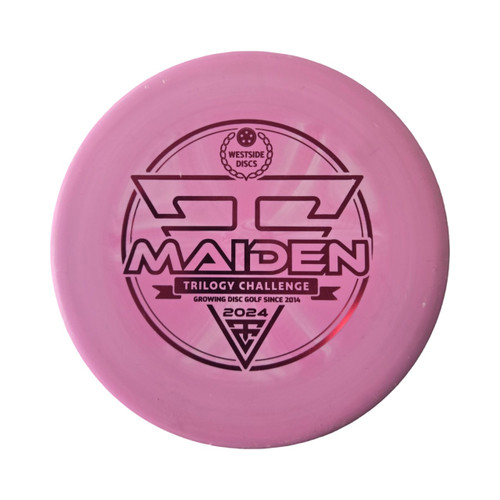 Vist Large View of Product Image Which is Used Westside MAIDEN TRILOGY Disc Golf Putter Pink