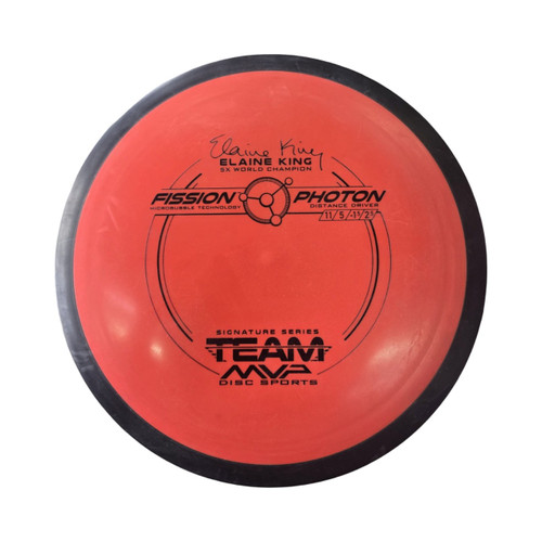 Vist Large View of Product Image Which is Used MVP FISSION PHOTON Disc Golf Driver Red
