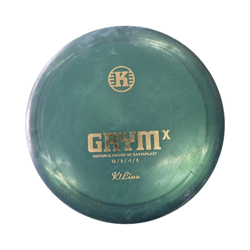 Vist Large View of Product Image Which is Used Kastaplast GRYM X K1 Disc Golf Driver Teal