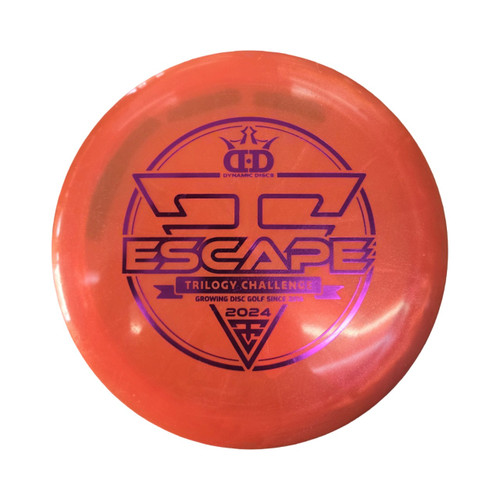 Vist Large View of Product Image Which is Used Dynamic Discs ESCAPE TRILOGY CHALLENGE Disc Golf Driver Orange