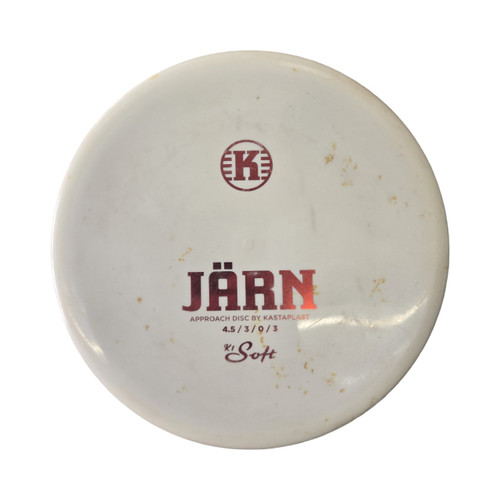 Vist Large View of Product Image Which is Used Kastaplast JARN K1 SOFT Disc Golf Putter White