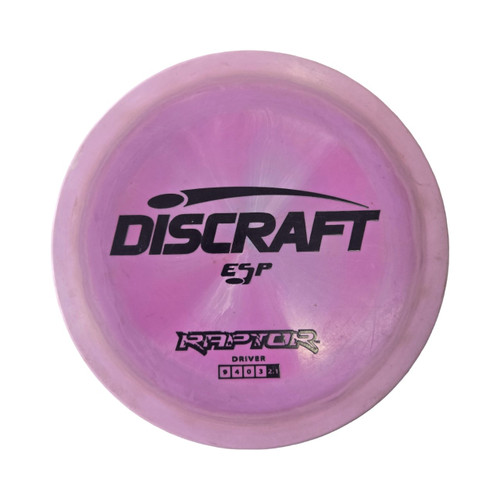 Vist Large View of Product Image Which is Used Discraft ESP RAPTOR Disc Golf Driver Purple