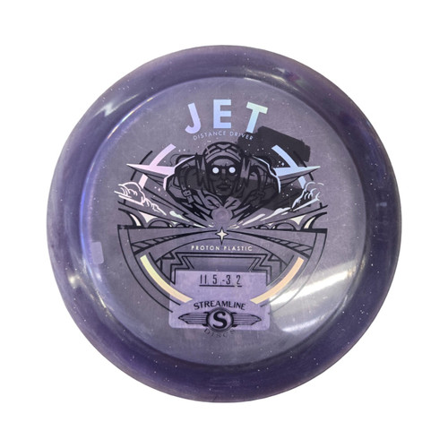 Vist Large View of Product Image Which is Used Streamline PROTON JET Disc Golf Driver Purple