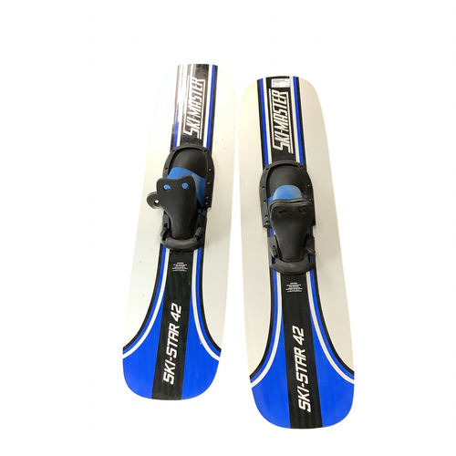 Vist Large View of Product Image Which is Used Pair of Skis Royal Blue 42"