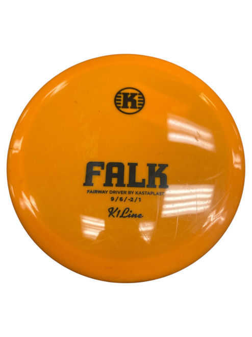 Vist Large View of Product Image Which is Used Kastaplast FALK Disc Golf Driver Orange