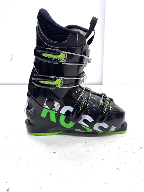 Vist Large View of Product Image Which is Used Rossignol COMP J Boys DH Ski Boot Black 235 MP - J05.5 - W06.5