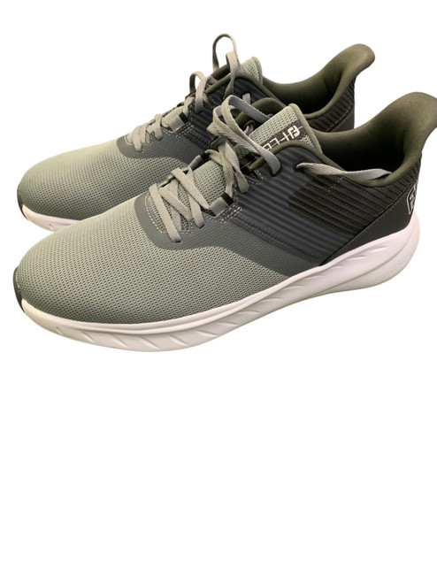 Vist Large View of Product Image Which is Used Foot Joy Mens Golf Shoes Grey Senior 10.5
