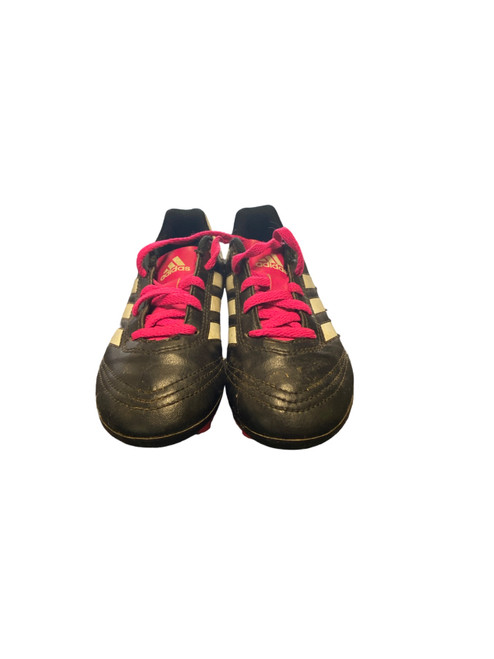 Vist Large View of Product Image Which is Used Adidas Soccer Cleats Black Youth 06.0