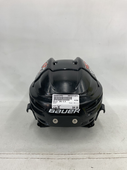 Vist Large View of Product Image Which is Used Bauer IMS 5.0 Hockey Helmet Only Black MD