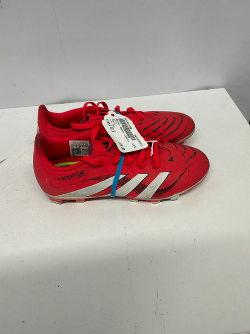 Vist Large View of Product Image Which is Used Adidas Soccer Cleats Red Junior 02.5