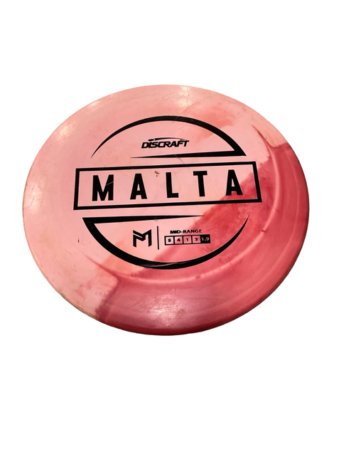 Vist Large View of Product Image Which is Used Discraft MALTA Disc Golf Mid Range Red