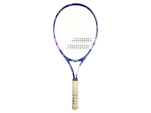 Vist Large View of Product Image Which is Used Babolat B FLY 25 Girls Tennis Racquet Royal Blue 25"
