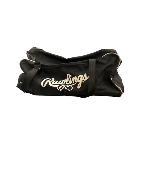 Vist Large View of Product Image Which is Used Rawlings DUFFLE BAG BB/SB Player Carry Bag Black
