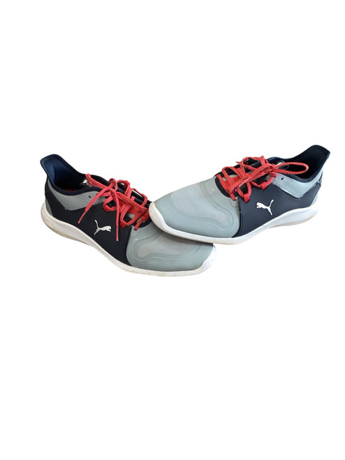 Vist Large View of Product Image Which is Used Puma Mens Golf Shoes Grey Senior 11