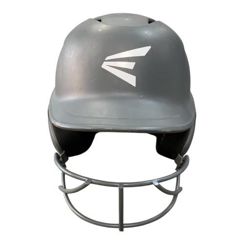 Vist Large View of Product Image Which is Used Easton GHOST HELMET W CAGE Batting Helmet w/Mask Grey SM