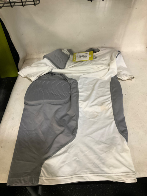 Vist Large View of Product Image Which is Used Riddell PADDED SHIRT FB Top Youth Grey MD