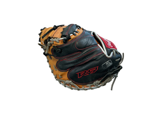 Vist Large View of Product Image Which is Used Rawlings R9CMU-23BT BB/SB Catchers RH Throw Brown 32"