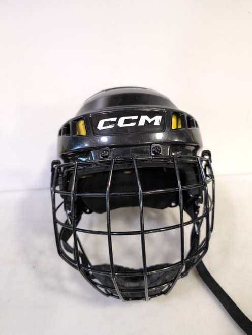 Vist Large View of Product Image Which is Used CCM XT10 Helmet Cage Combo Black SM