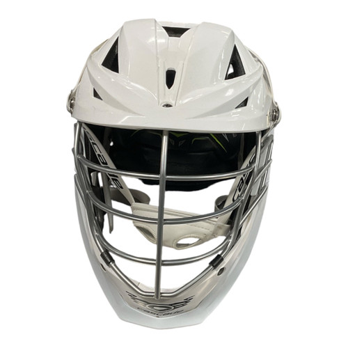 Vist Large View of Product Image Which is Used Cascade XRS PRO Lacrosse Helmet White One Size