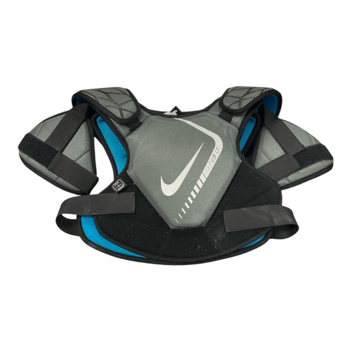 Vist Large View of Product Image Which is Used Nike VAPOR LT Lacrosse Shoulder Pads Grey XL