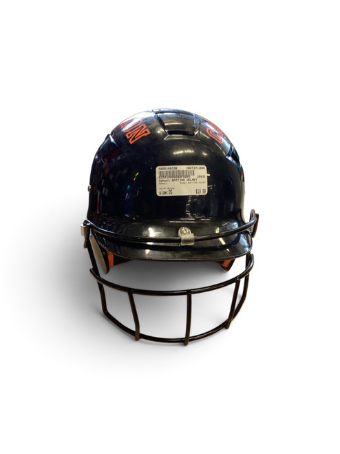 Vist Large View of Product Image Which is Used Schutt BATTING HELMET Batting Helmet w/Mask Black One Size