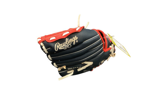 Vist Large View of Product Image Which is Used Rawlings WPL95NS BB/SB Glove T-ball Red 9 1/2"