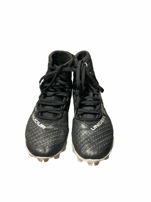 Vist Large View of Product Image Which is Used Under Armour Adult FB Cleats Black Senior 7