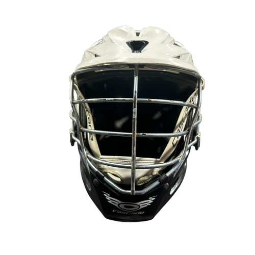 Vist Large View of Product Image Which is Used Cascade R Lacrosse Helmet White One Size