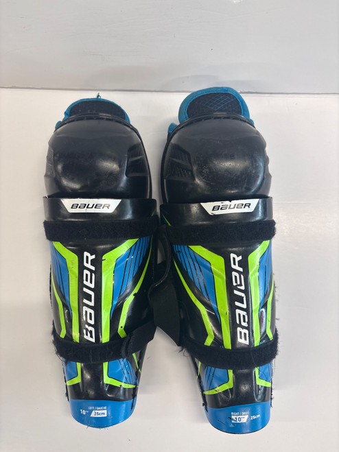 Vist Large View of Product Image Which is Used Bauer X S/G Junior Shin Guards None 10"