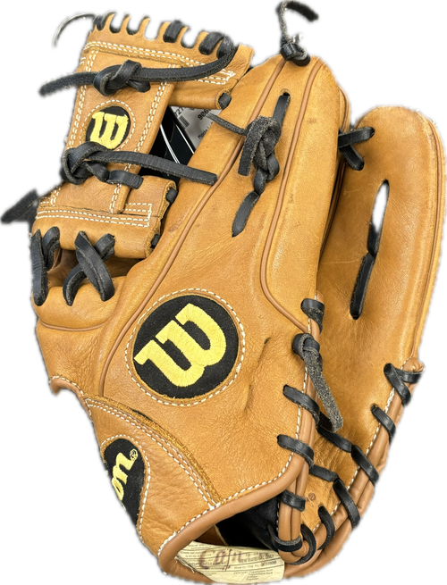 Vist Large View of Product Image Which is Used Wilson A900 BB/SB Glove RH Throw Brown 11 1/2"
