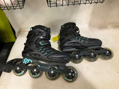 Vist Large View of Product Image Which is Used RollerDerby KEMISTRY ROLLERBLADES Senior Roller Quad Skates Black Senior 8