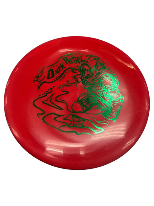 Vist Large View of Product Image Which is Used DARK REBEL Disc Golf Driver Red