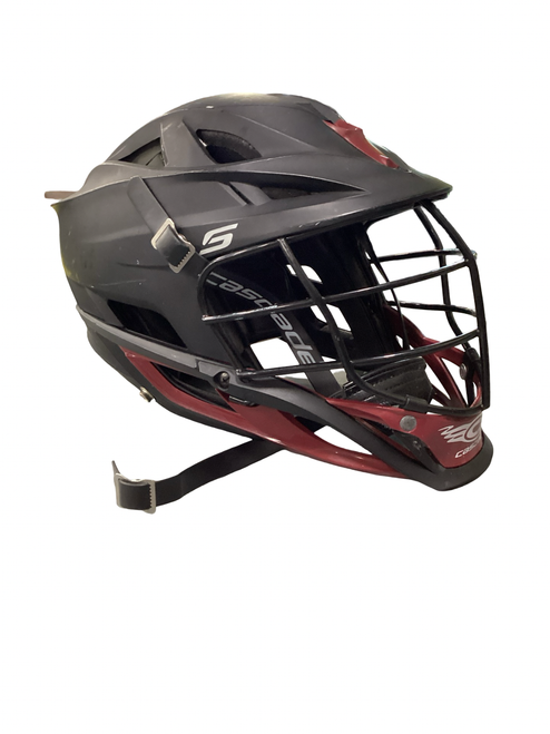 Vist Large View of Product Image Which is Used Cascade S Lacrosse Helmet Black LG