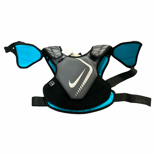 Vist Large View of Product Image Which is Used Nike VAPOR LT Lacrosse Shoulder Pads Grey MD