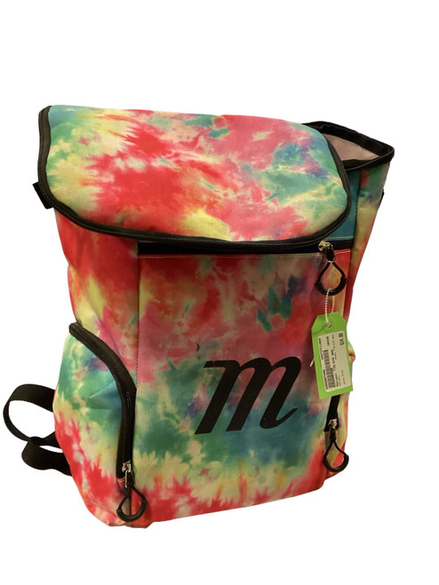 Vist Large View of Product Image Which is Used Marucci TYE-DYE BAG BB/SB Player Backpack Pink