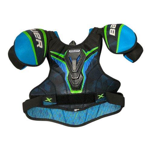 Vist Large View of Product Image Which is Used Bauer X Junior Shoulder Pads MD