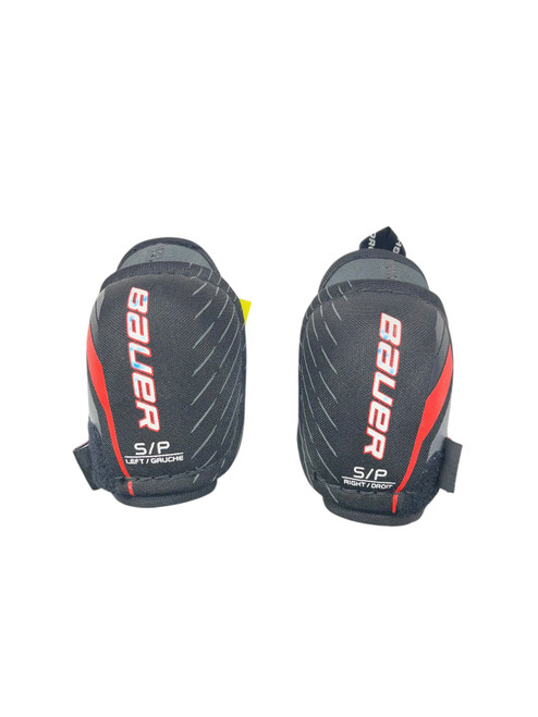 Vist Large View of Product Image Which is Used Bauer LIL SPORT Youth Elbow Pads SM