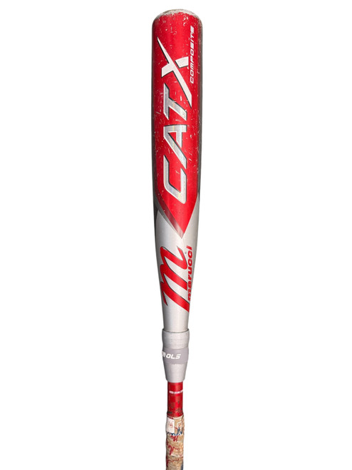Vist Large View of Product Image Which is USED MARUCCI “CAT X COMPOSITE” 31/23 -8 USSSA BASEBALL BAT