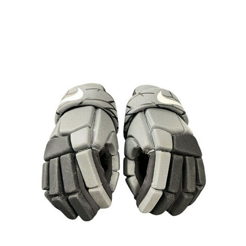 Vist Large View of Product Image Which is Used Nike YTH LARGE NIKE LAX GLOVES Lacrosse Gloves Junior White LG