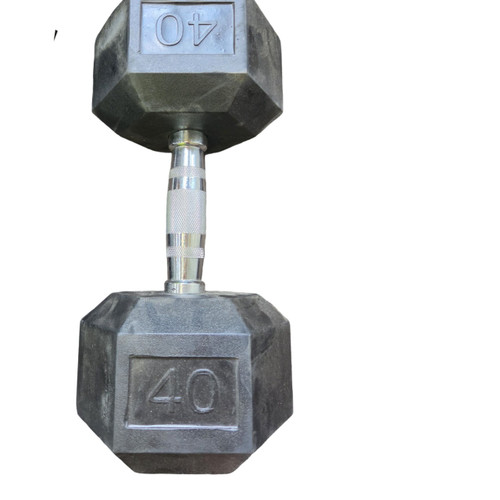Vist Large View of Product Image Which is Used 40 LB DUMBBELL Hex Dumbbell (Each) 40 lb