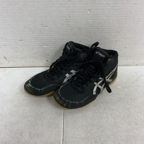 Vist Large View of Product Image Which is Used Asics Wrestling Shoes Black Junior 01