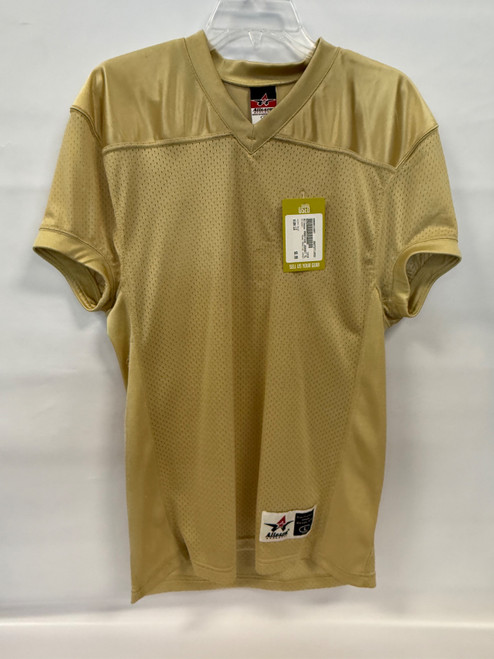 Vist Large View of Product Image Which is Used Alleson PRACTICE JERSEY FB Top Youth Gold LG