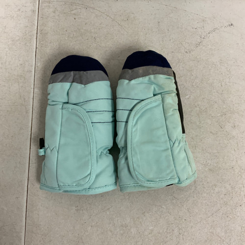 Vist Large View of Product Image Which is Used Outerwear Boys Gloves Turquoise Youth