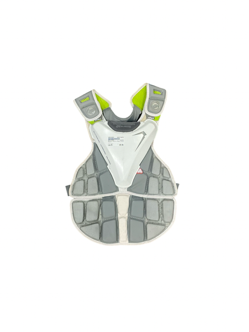 Vist Large View of Product Image Which is Used Maverik Lacrosse Shoulder Pads White XS