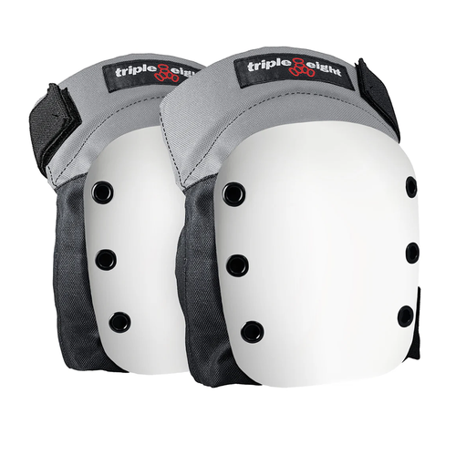 Vist Large View of Product Image Which is New Triple Eight Street Multisport Knee Pads White- LG